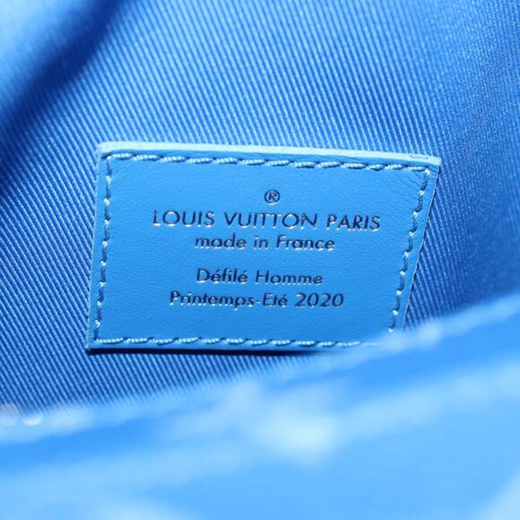 LOUIS VUITTON Monogram Clouds Soft Trunk Shoulder Bag Blue M45430 - Picture 9 of 16